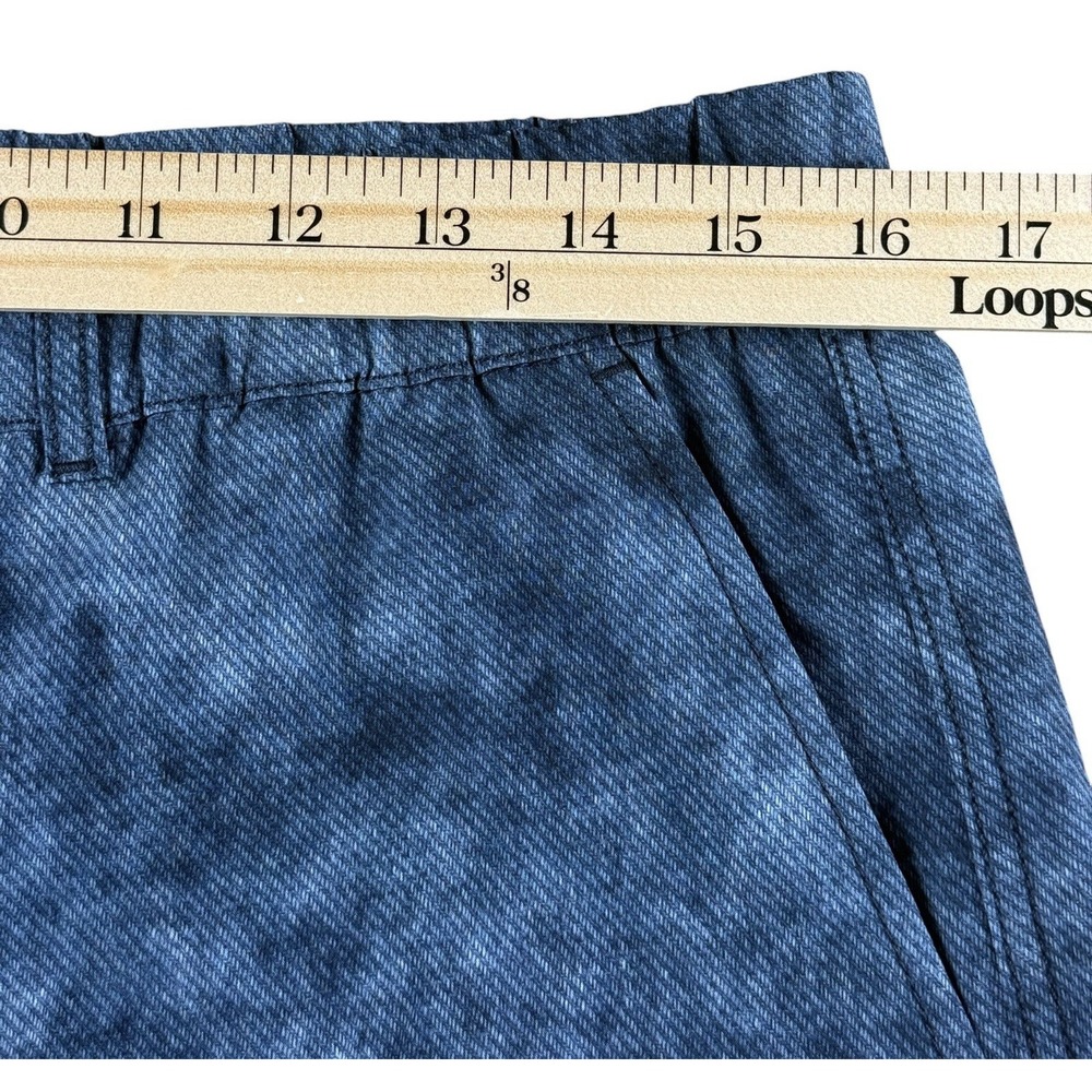 Halara Womens Cargo Jogger Pants Blue Acid Wash Stretch Casual Size L - Picture 7 of 13